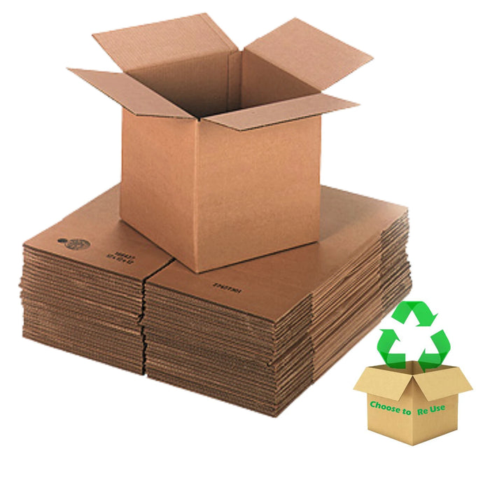 5 x Single Wall Cardboard Boxes 330mm x 220mm x 285mm