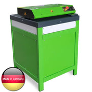 CushionPack CP422 Cardboard Shredder on a white background and a German flag confirming they are made in Germany