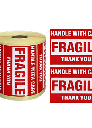 10 x Fragile Labels 50mm x 75mm