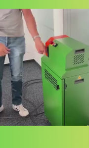 Video about how a PETSTRA strapping chopper works