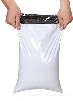 165mm x 230mm White Poly Mailing Bags