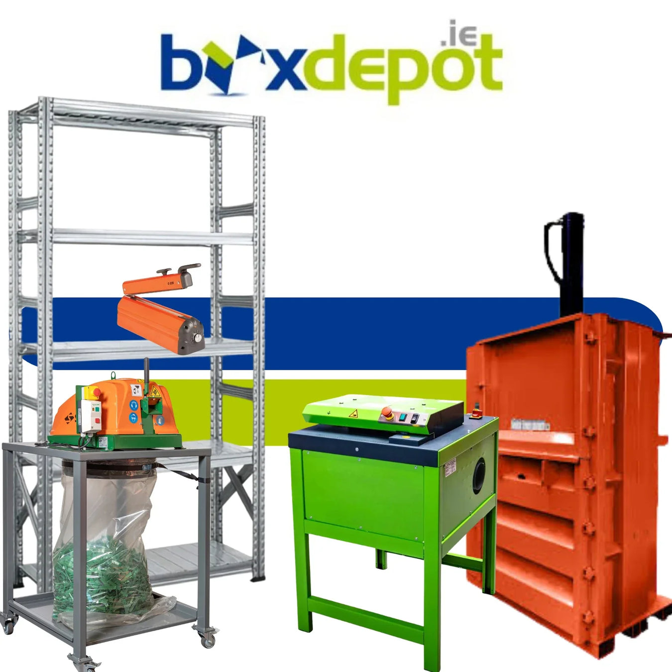 Sustainable and eco-friendly warehouse equipment solutions available at Box Depot