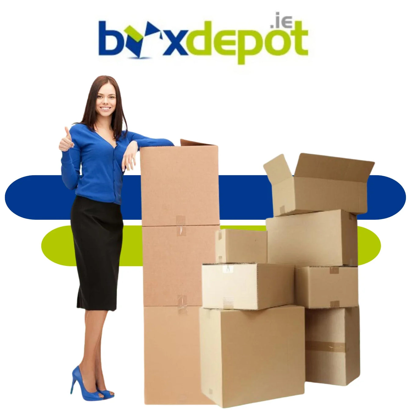 once used cardboard boxes suitable for all businesses in Ireland