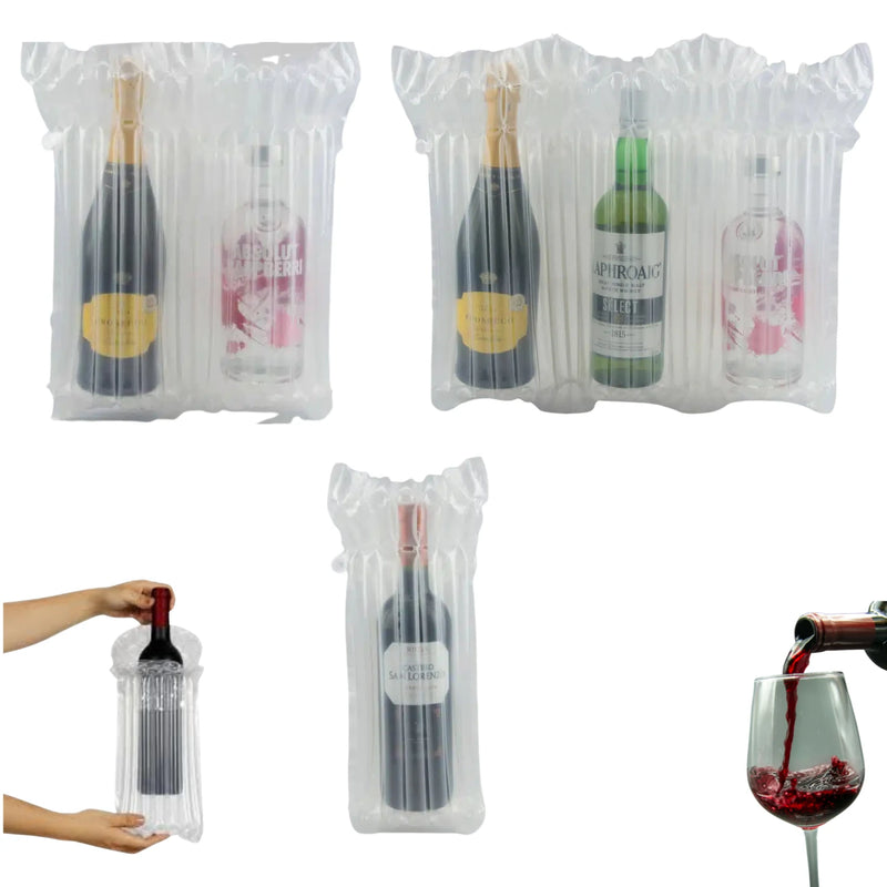 Bubl Bottle Pods — Inflatable Bottle Air Cushion Packaging for Businesses