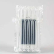 a mobile phone inside an inflated protective Bubl air cushioning pod on a white background