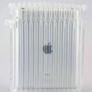an Apple iPad protected by a Bubl Packaging air cushioning pod on a plain background