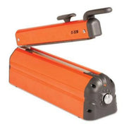 Hacona C-320 tabletop impulse heat sealer with a black handle and control knob, designed for sealing bags.