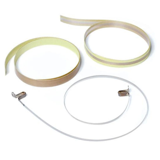 Spare part kit for a Hacona Heat Sealer with teflon tape and wire on a white background