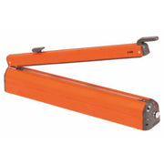 Hacona C-620 tabletop impulse sealer with an orange coloured aluminium body, featuring a sealing bar and control knobs.