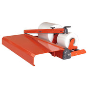 A Hacona Heat Sealer with working table and roll holder on a white background