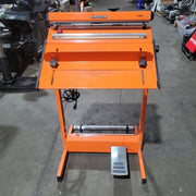 Hacona S Type Heat Sealer with foot pedal in a warehouse environment