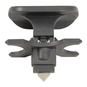 closeup of the blade holder of a Hacona Heat Sealer on a white background