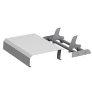 Modular table and bag roll holder for a Hacona inox Heat Sealer on a white background