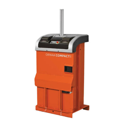 Orwak Compact 3110 Baler on a white background