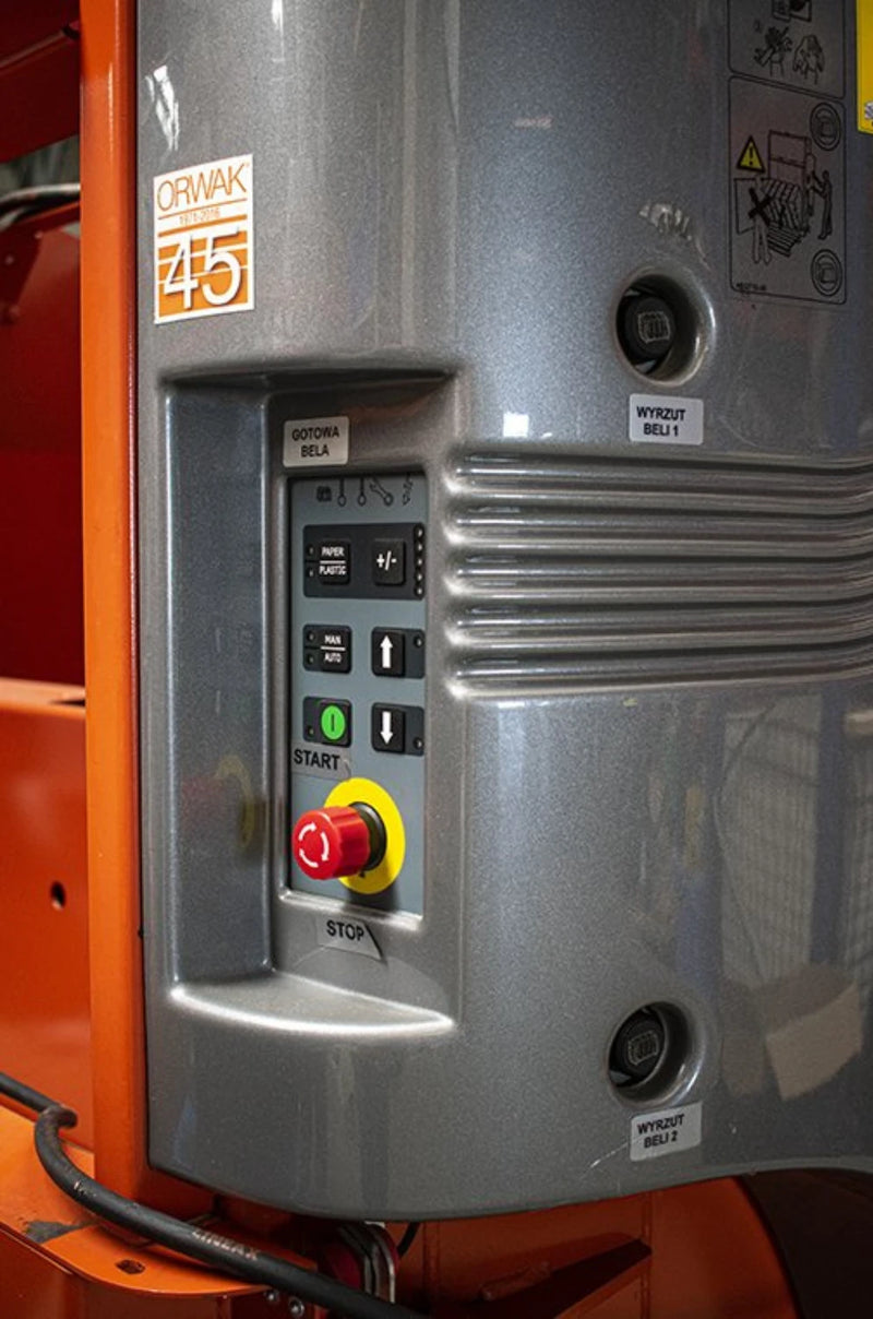ORWAK Power 3420 Baler for Cardboard and Plastic