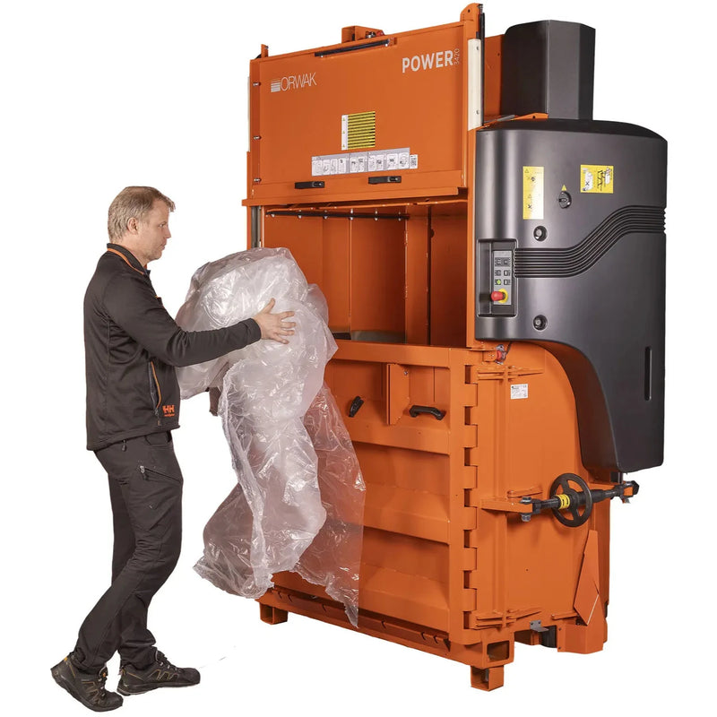 ORWAK Power 3420 Baler for Cardboard and Plastic