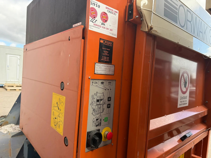 ORWAK Power 3500 Baler for Cardboard and Plastic