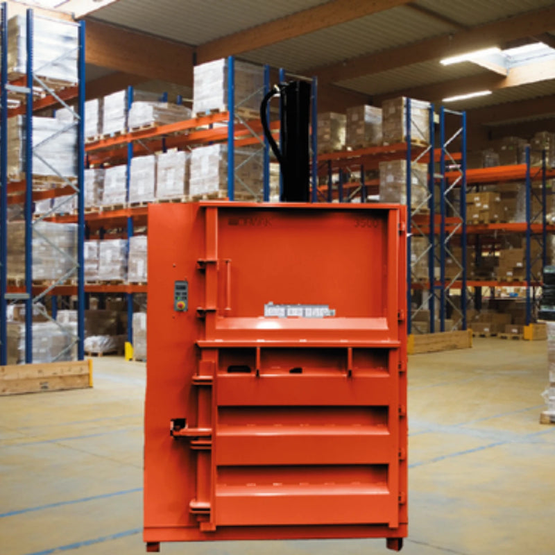 ORWAK 3500 Baler for Cardboard and Plastic