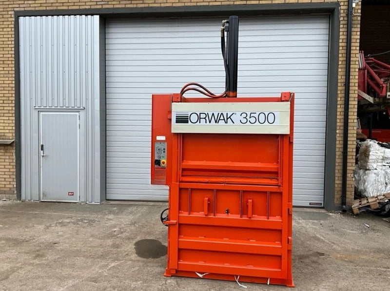 ORWAK Power 3500 Baler for Cardboard and Plastic