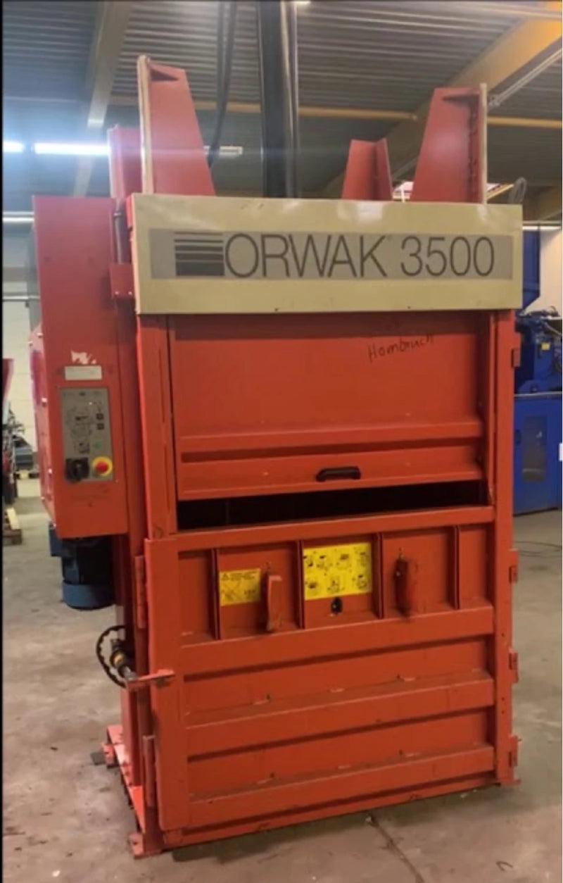 ORWAK Power 3500 Baler for Cardboard and Plastic