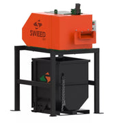 Image of a Sweed CE517XHD strapping chopper machine with a white background