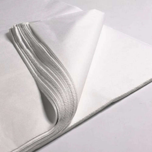 sheets of acid free tissue folded to show how many sheets are in a ream
