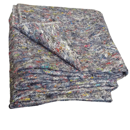 a pile of furniture transit blankets on a white background