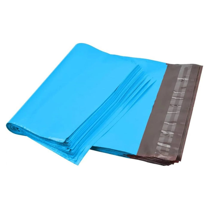 215mm x 330mm Blue Poly Mailing Bags (100)