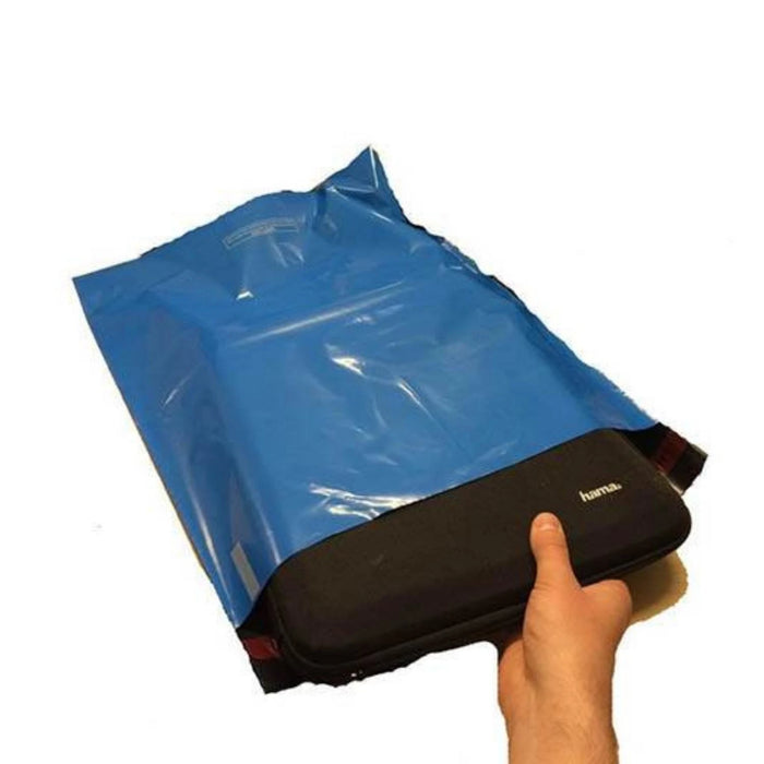 120mm x 170mm Blue Poly Mailing Bags (100)