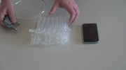 a video detailing how to use Bubl air cushioning pods to safely pack a mobile phone for shipping