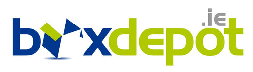 Logo of Box Depot used on www.boxdepot.ie