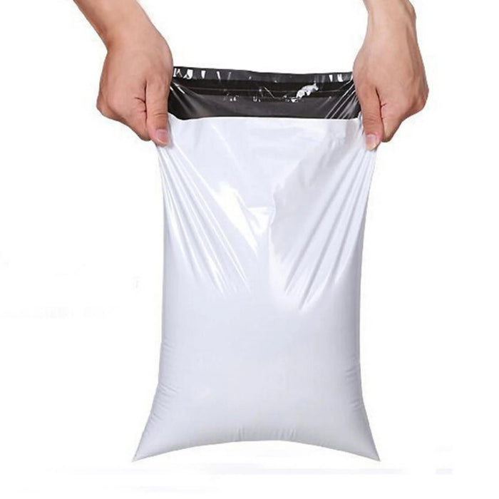 165mm x 230mm White Poly Mailing Bags (100)