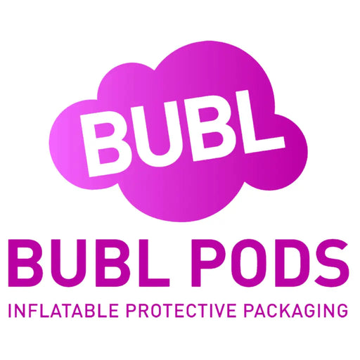 Bubl Pods logo for air cushioning systems